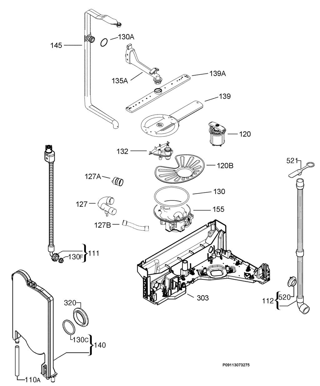 esploso lavastoviglie xxl TT693